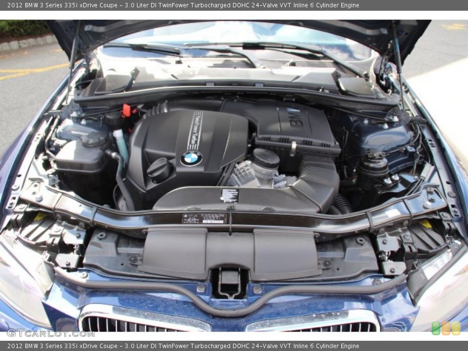 3.0 Liter DI TwinPower Turbocharged DOHC 24-Valve VVT Inline 6 Cylinder Engine for the 2012 BMW 3 Series #79231377