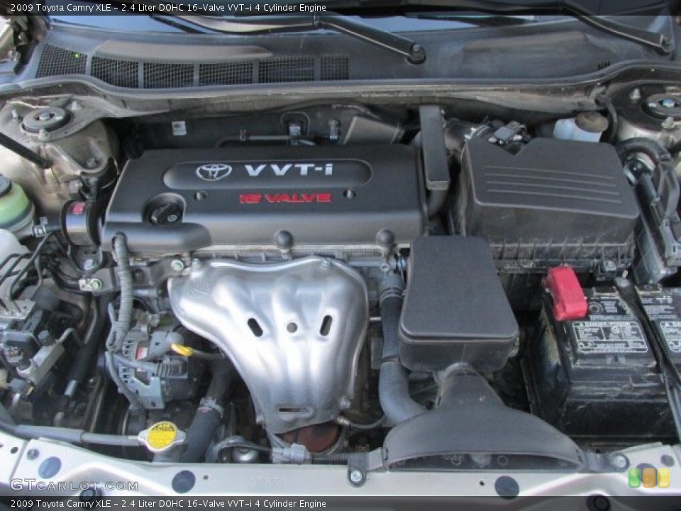 2.4 Liter DOHC 16-Valve VVT-i 4 Cylinder Engine for the 2009 Toyota Camry #79240075