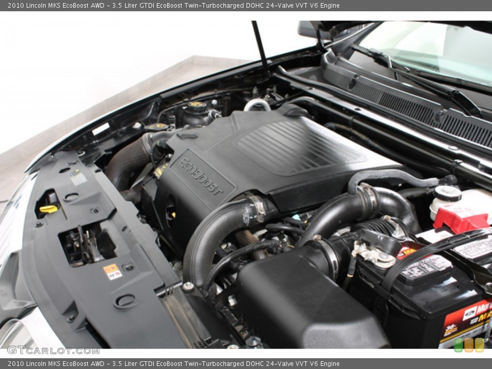 3.5 Liter GTDI EcoBoost Twin-Turbocharged DOHC 24-Valve VVT V6 2010 Lincoln MKS Engine