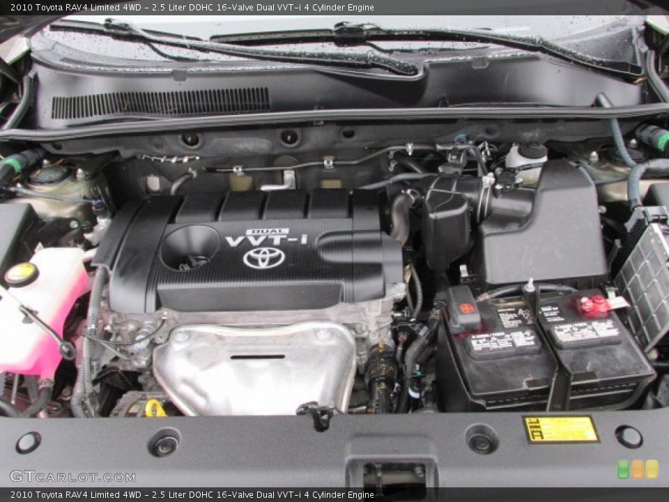 2.5 Liter DOHC 16-Valve Dual VVT-i 4 Cylinder Engine for the 2010 Toyota RAV4 #79243759