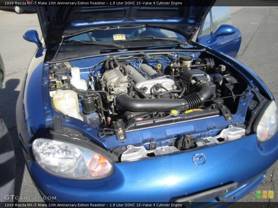 1.8 Liter DOHC 16-Valve 4 Cylinder 1999 Mazda MX-5 Miata Engine