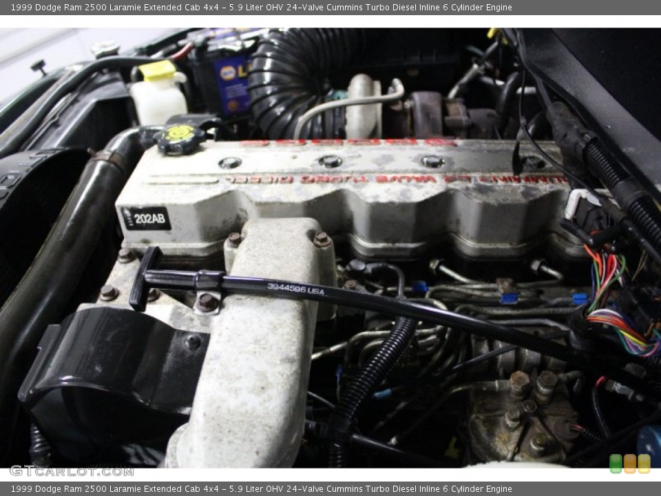 5.9 Liter OHV 24-Valve Cummins Turbo Diesel Inline 6 Cylinder Engine for the 1999 Dodge Ram 2500 #79290934