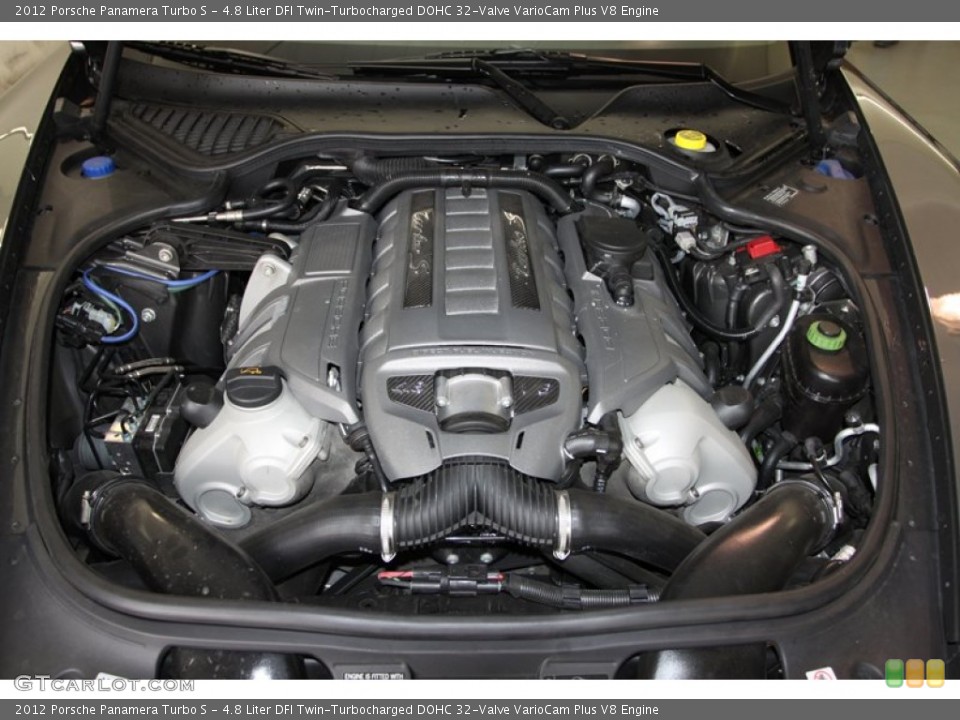 4.8 Liter DFI Twin-Turbocharged DOHC 32-Valve VarioCam Plus V8 Engine for the 2012 Porsche Panamera #79305200