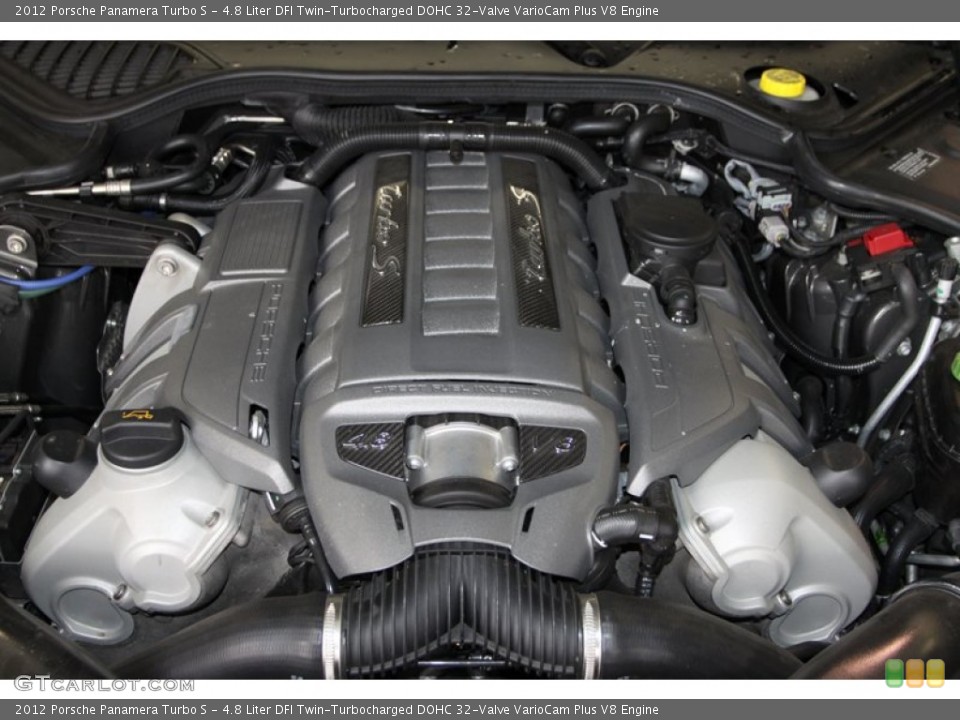 4.8 Liter DFI Twin-Turbocharged DOHC 32-Valve VarioCam Plus V8 Engine for the 2012 Porsche Panamera #79305208