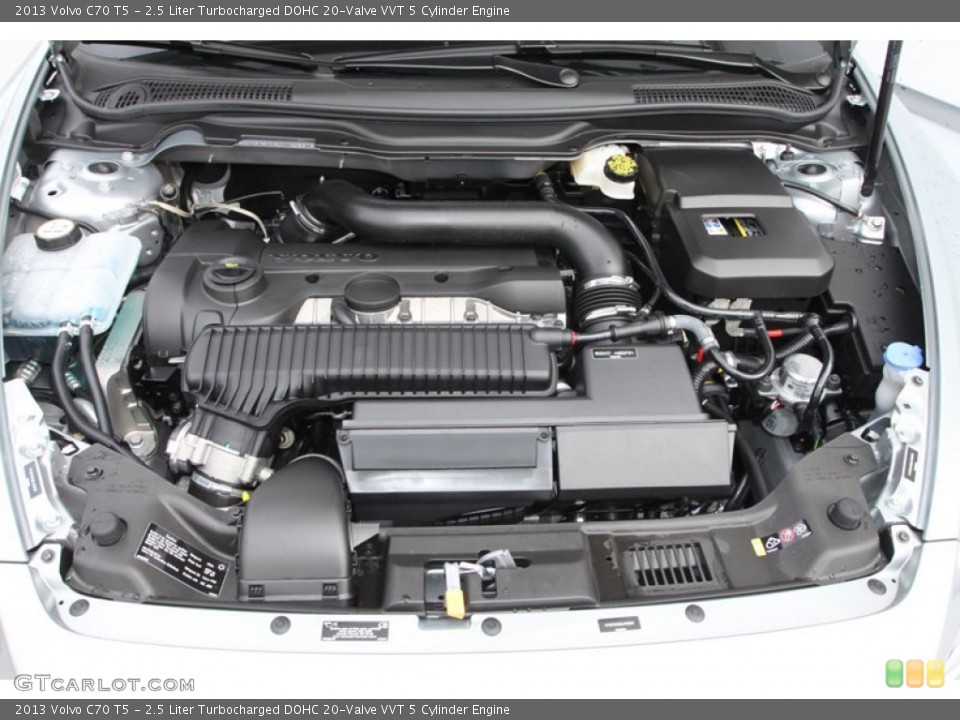 2.5 Liter Turbocharged DOHC 20-Valve VVT 5 Cylinder Engine for the 2013 Volvo C70 #79336016