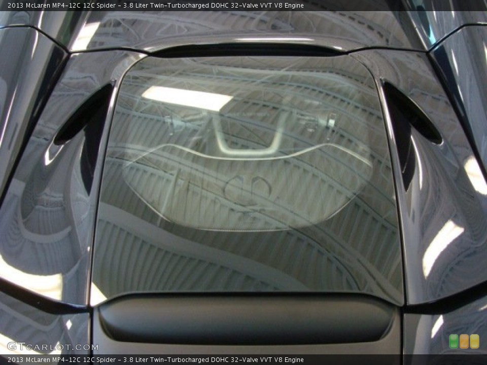 3.8 Liter Twin-Turbocharged DOHC 32-Valve VVT V8 2013 McLaren MP4-12C Engine