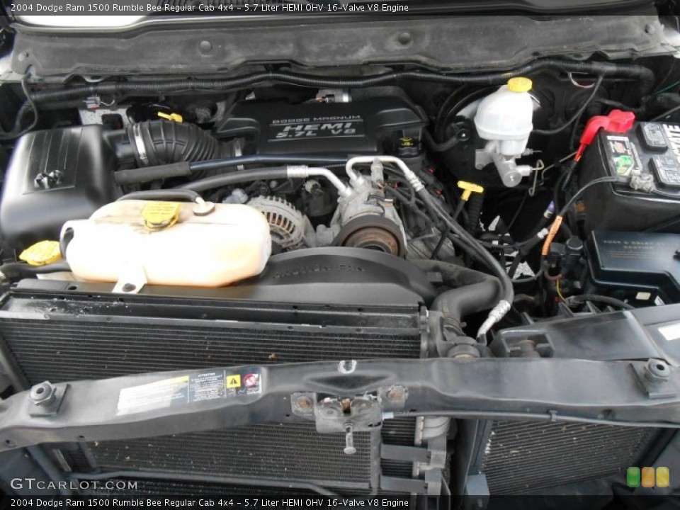 5.7 Liter HEMI OHV 16-Valve V8 Engine for the 2004 Dodge Ram 1500 #79350115