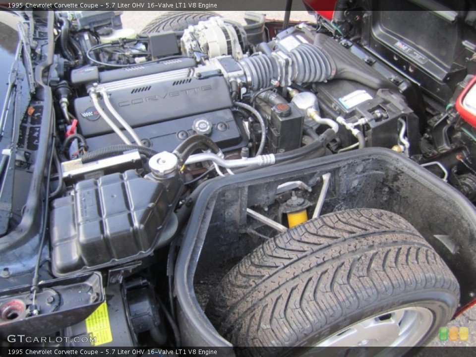 5.7 Liter OHV 16-Valve LT1 V8 Engine for the 1995 Chevrolet Corvette #79353691