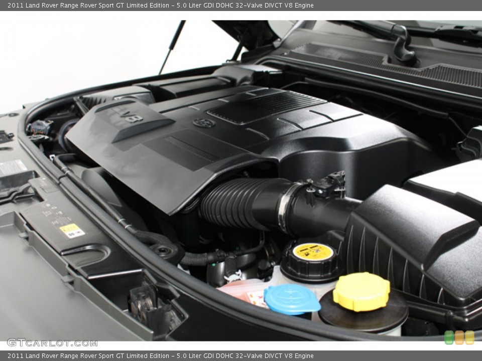 5.0 Liter GDI DOHC 32-Valve DIVCT V8 Engine for the 2011 Land Rover Range Rover Sport #79355749