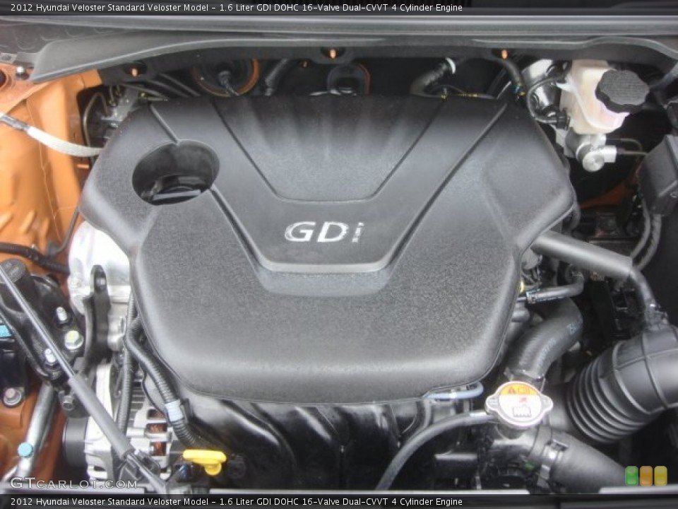 1.6 Liter GDI DOHC 16-Valve Dual-CVVT 4 Cylinder Engine for the 2012 Hyundai Veloster #79378429