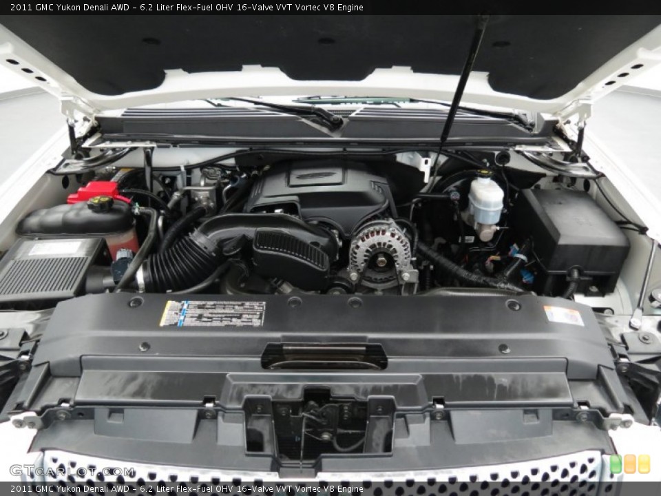 6.2 Liter Flex-Fuel OHV 16-Valve VVT Vortec V8 Engine for the 2011 GMC Yukon #79385562