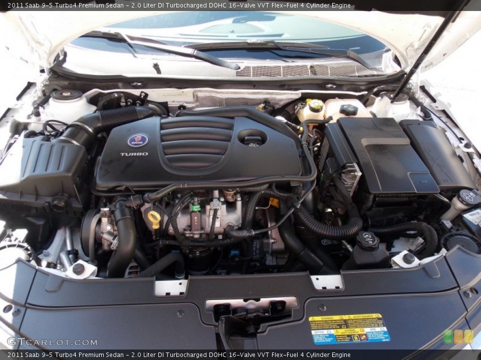 2.0 Liter DI Turbocharged DOHC 16-Valve VVT Flex-Fuel 4 Cylinder Engine for the 2011 Saab 9-5 #79439252