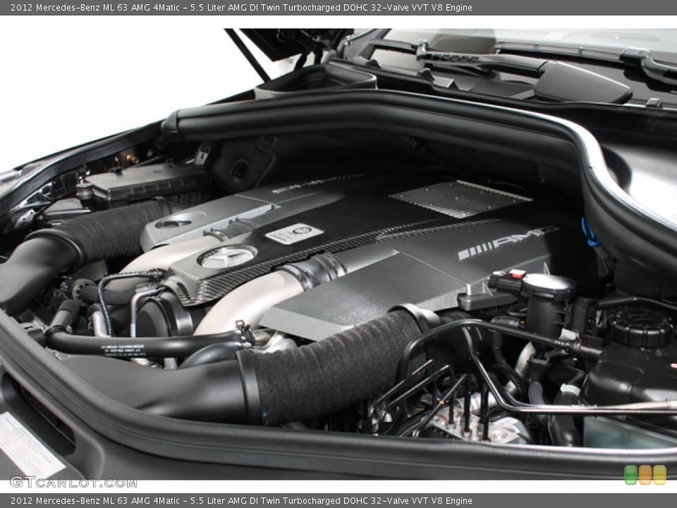 5.5 Liter AMG DI Twin Turbocharged DOHC 32-Valve VVT V8 Engine for the 2012 Mercedes-Benz ML #79450577