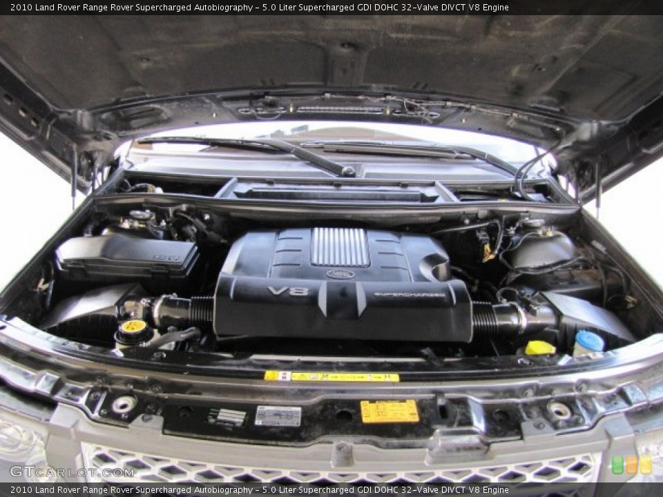 5.0 Liter Supercharged GDI DOHC 32-Valve DIVCT V8 Engine for the 2010 Land Rover Range Rover #79457318