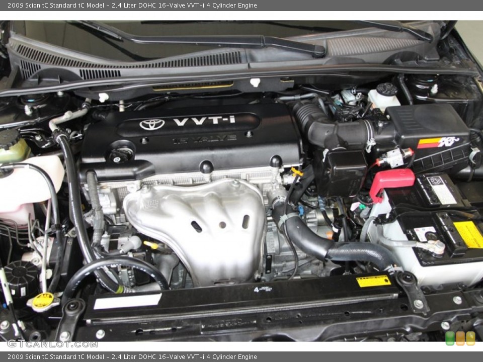 2.4 Liter DOHC 16-Valve VVT-i 4 Cylinder 2009 Scion tC Engine