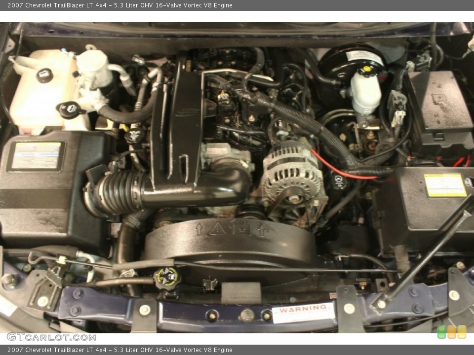 5.3 Liter OHV 16-Valve Vortec V8 Engine for the 2007 Chevrolet TrailBlazer #79482282