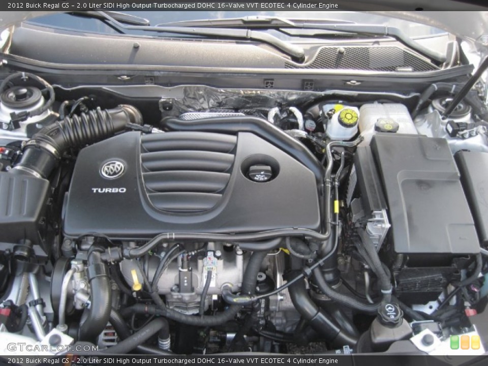 2.0 Liter SIDI High Output Turbocharged DOHC 16-Valve VVT ECOTEC 4 Cylinder Engine for the 2012 Buick Regal #79486882