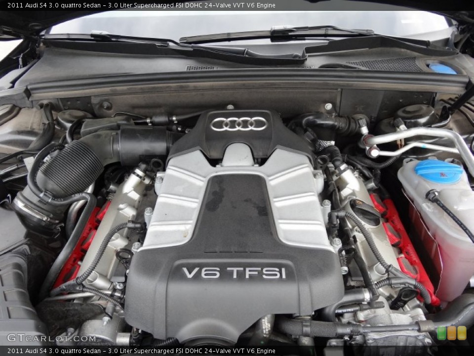 3.0 Liter Supercharged FSI DOHC 24-Valve VVT V6 Engine for the 2011 Audi S4 #79488647
