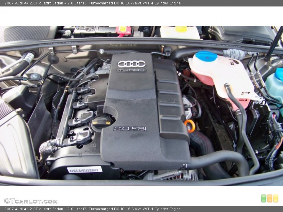 2.0 Liter FSI Turbocharged DOHC 16-Valve VVT 4 Cylinder Engine for the 2007 Audi A4 #79490576