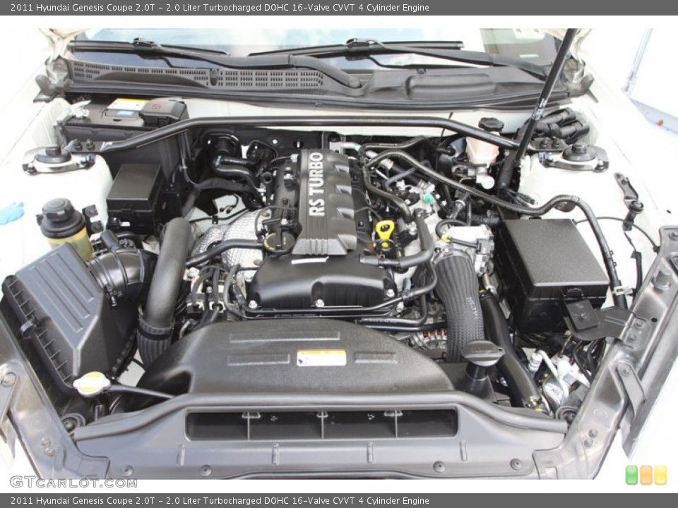 2.0 Liter Turbocharged DOHC 16-Valve CVVT 4 Cylinder Engine for the 2011 Hyundai Genesis Coupe #79493744