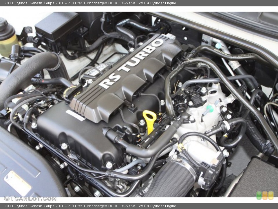 2.0 Liter Turbocharged DOHC 16-Valve CVVT 4 Cylinder Engine for the 2011 Hyundai Genesis Coupe #79493761