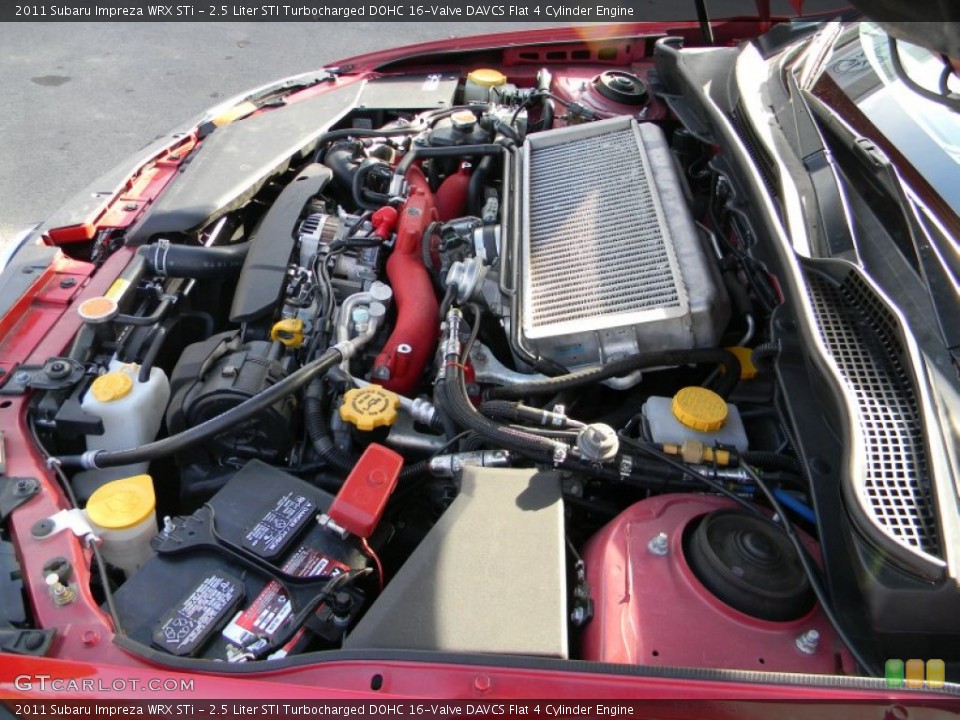 2.5 Liter STI Turbocharged DOHC 16-Valve DAVCS Flat 4 Cylinder Engine for the 2011 Subaru Impreza #79498163
