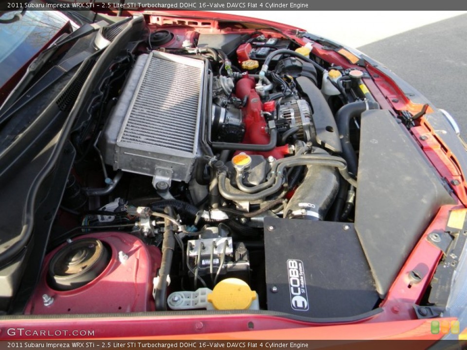 2.5 Liter STI Turbocharged DOHC 16-Valve DAVCS Flat 4 Cylinder Engine for the 2011 Subaru Impreza #79498181