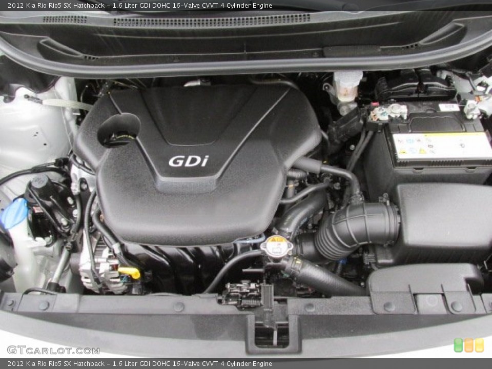 1.6 Liter GDi DOHC 16-Valve CVVT 4 Cylinder Engine for the 2012 Kia Rio #79517011