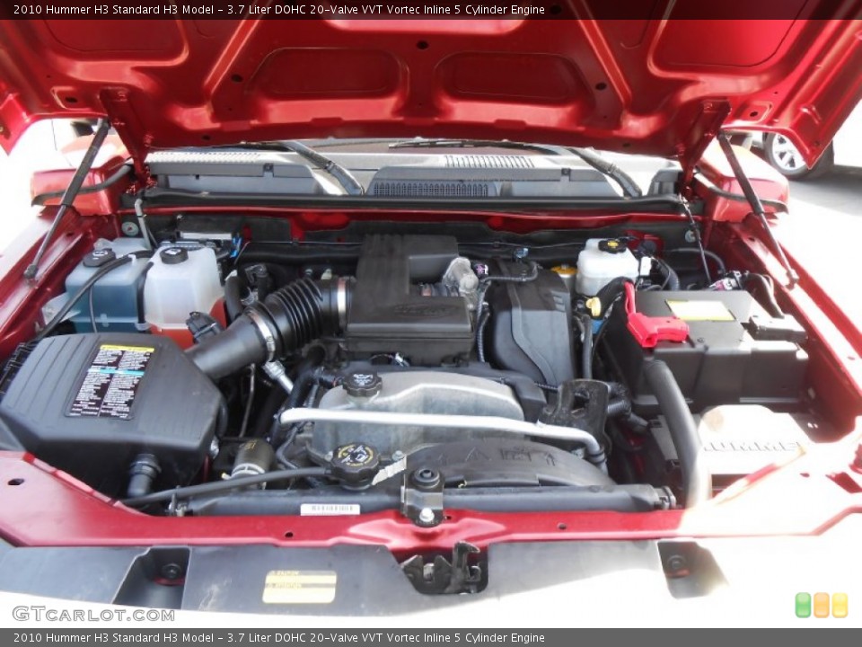 3.7 Liter DOHC 20-Valve VVT Vortec Inline 5 Cylinder Engine for the 2010 Hummer H3 #79520500