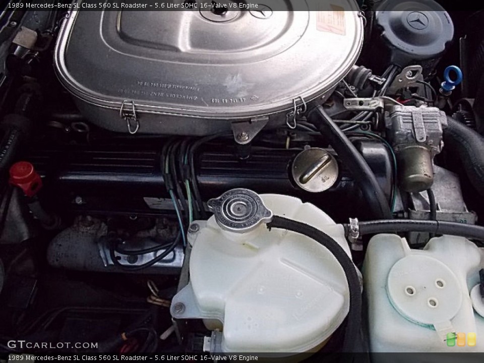 5.6 Liter SOHC 16-Valve V8 Engine for the 1989 Mercedes-Benz SL Class #79532668