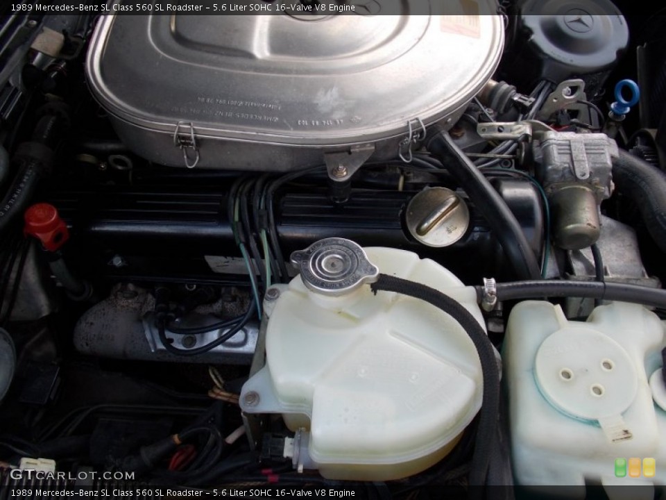 5.6 Liter SOHC 16-Valve V8 Engine for the 1989 Mercedes-Benz SL Class #79532689