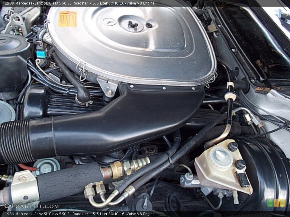 5.6 Liter SOHC 16-Valve V8 Engine for the 1989 Mercedes-Benz SL Class #79532725