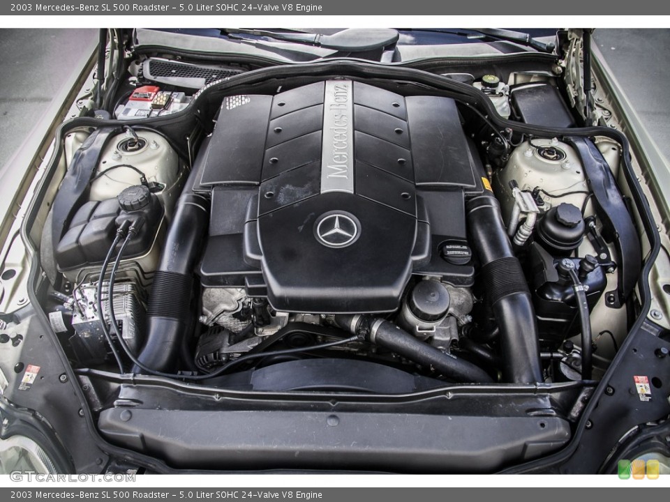 5.0 Liter SOHC 24-Valve V8 Engine for the 2003 Mercedes-Benz SL #79539199