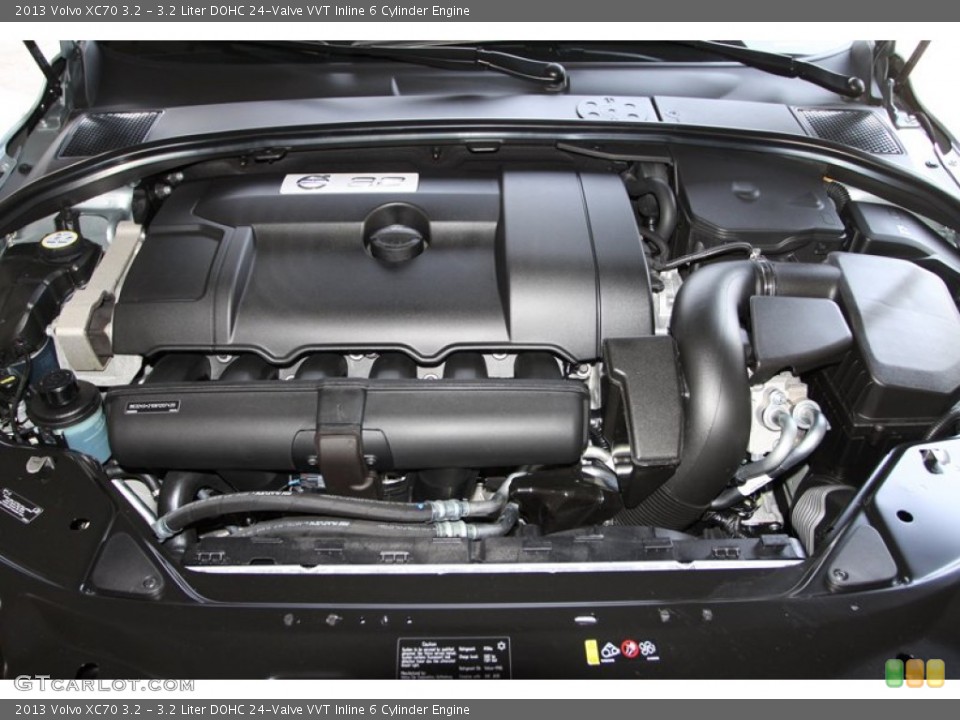 3.2 Liter DOHC 24-Valve VVT Inline 6 Cylinder 2013 Volvo XC70 Engine