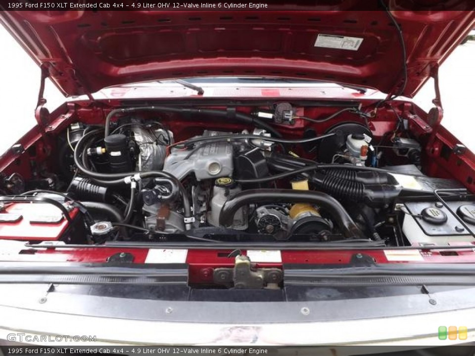 4.9 Liter OHV 12-Valve Inline 6 Cylinder Engine for the 1995 Ford F150 #79544494
