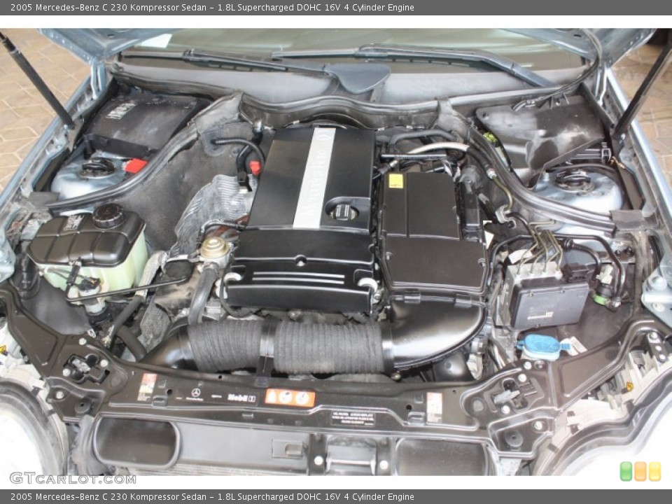 1.8L Supercharged DOHC 16V 4 Cylinder Engine for the 2005 Mercedes-Benz C #79555180