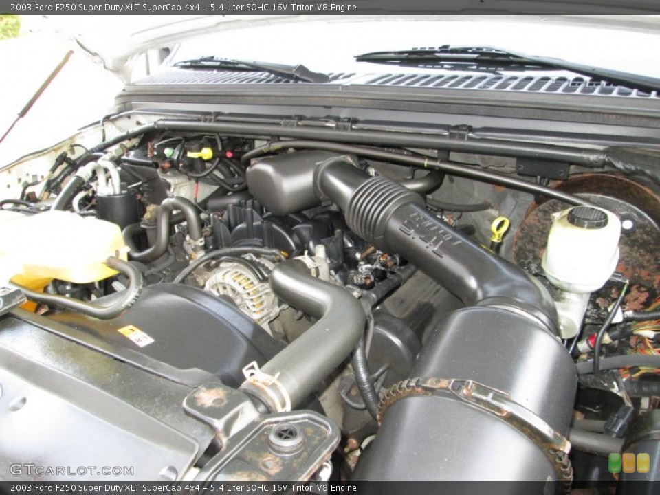 5.4 Liter SOHC 16V Triton V8 Engine for the 2003 Ford F250 Super Duty #79574518