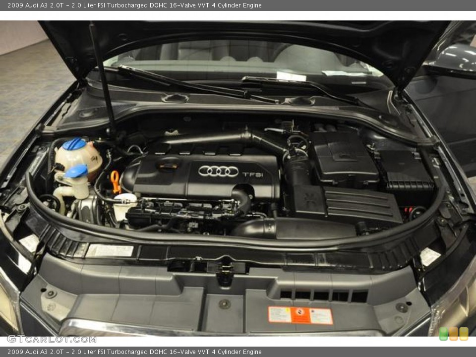 2.0 Liter FSI Turbocharged DOHC 16-Valve VVT 4 Cylinder Engine for the 2009 Audi A3 #79575602