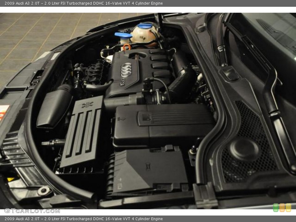 2.0 Liter FSI Turbocharged DOHC 16-Valve VVT 4 Cylinder Engine for the 2009 Audi A3 #79575626