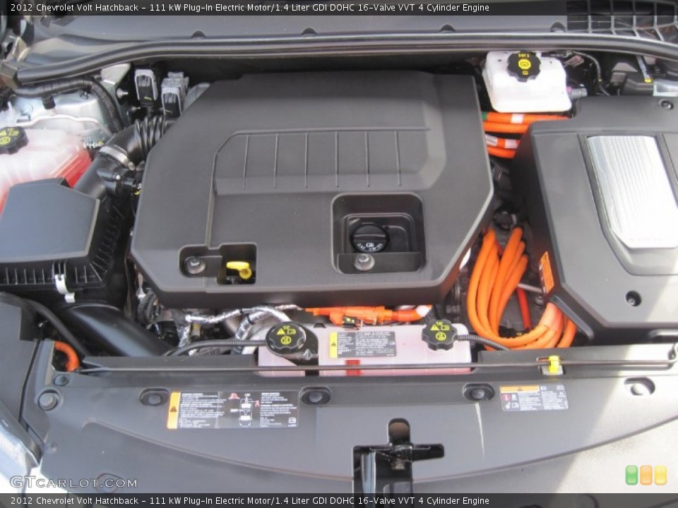 111 kW Plug-In Electric Motor/1.4 Liter GDI DOHC 16-Valve VVT 4 Cylinder Engine for the 2012 Chevrolet Volt #79578184