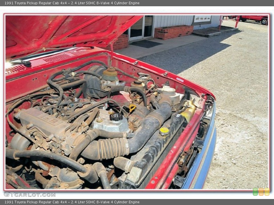 2.4 Liter SOHC 8-Valve 4 Cylinder 1991 Toyota Pickup Engine