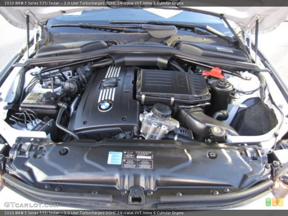 3.0 Liter Turbocharged DOHC 24-Valve VVT Inline 6 Cylinder Engine for the 2010 BMW 5 Series #79596331