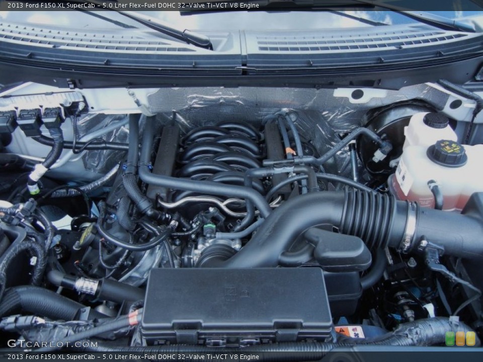 5.0 Liter Flex-Fuel DOHC 32-Valve Ti-VCT V8 Engine for the 2013 Ford F150 #79615047