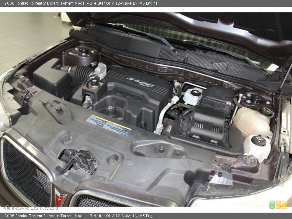 3.4 Liter OHV 12-Valve LNJ V6 Engine for the 2008 Pontiac Torrent #79618813