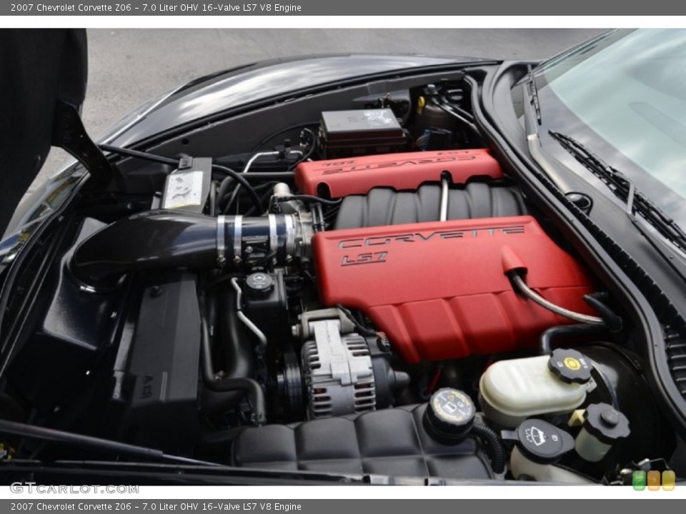 7.0 Liter OHV 16-Valve LS7 V8 2007 Chevrolet Corvette Engine