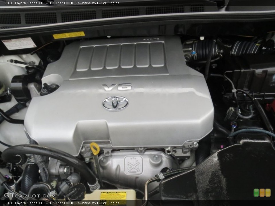 3.5 Liter DOHC 24-Valve VVT-i V6 Engine for the 2010 Toyota Sienna #79639326