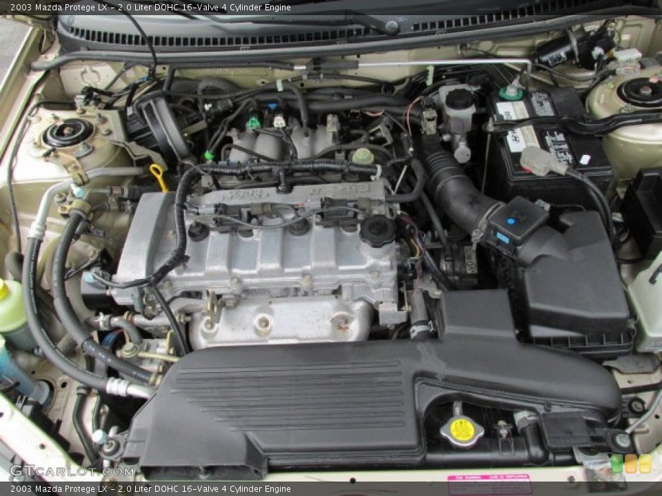 2.0 Liter DOHC 16-Valve 4 Cylinder Engine for the 2003 Mazda Protege #79647641