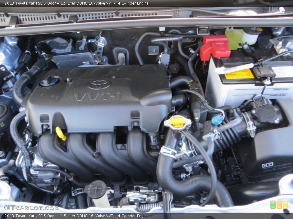 1.5 Liter DOHC 16-Valve VVT-i 4 Cylinder Engine for the 2013 Toyota Yaris #79649899