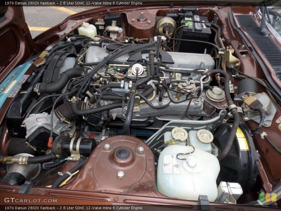 2.8 Liter SOHC 12-Valve Inline 6 Cylinder Engine for the 1979 Datsun 280ZX #79656773