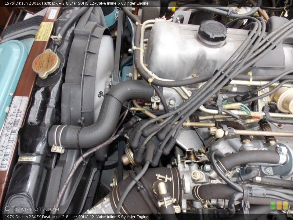 2.8 Liter SOHC 12-Valve Inline 6 Cylinder Engine for the 1979 Datsun 280ZX #79656845
